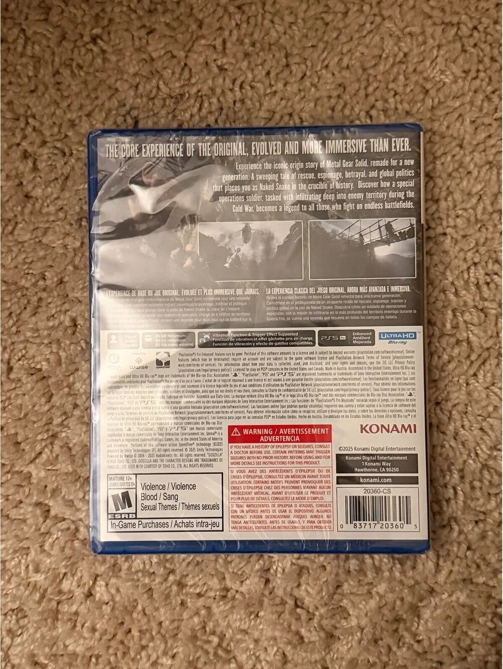 Metal Gear Solid Delta: Snake Eater for PlayStation 5